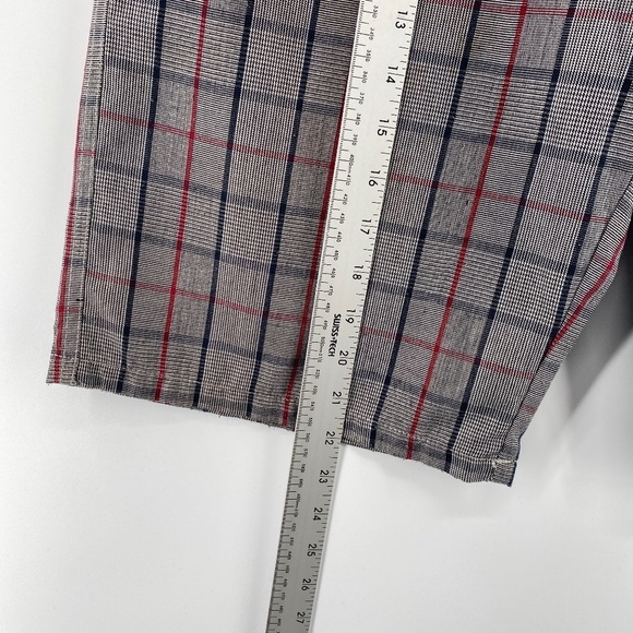 Ripe Curl Shorts Women's 32 Plaid The Search Front Rear Pockets Button Zip - Picture 5 of 10